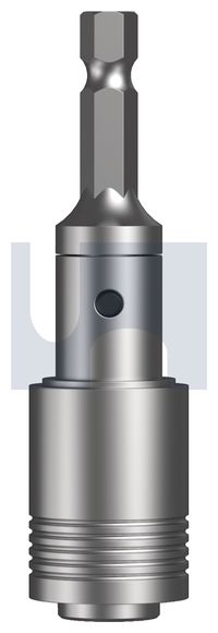 IMPAX SDS PLUS ADAPTOR CHROME PLATED MATT FINISH DRIVE BIT 1/4 1/4